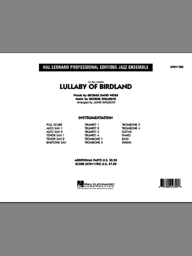 Lullaby Of Birdland (COMPLETE)