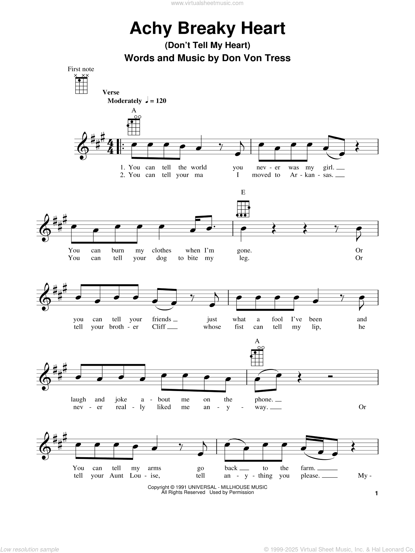 Achy Breaky Heart (Don't Tell My Heart)