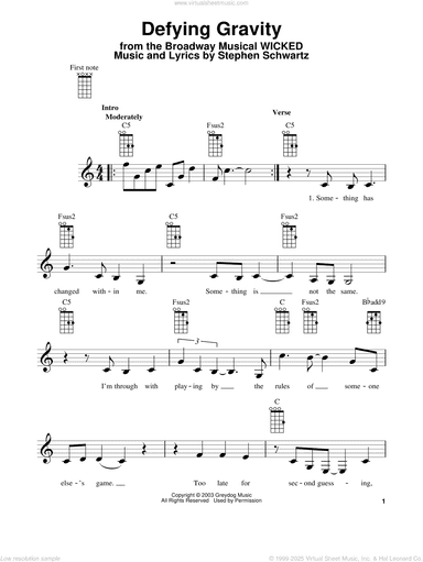 Defying Gravity (from Wicked)
