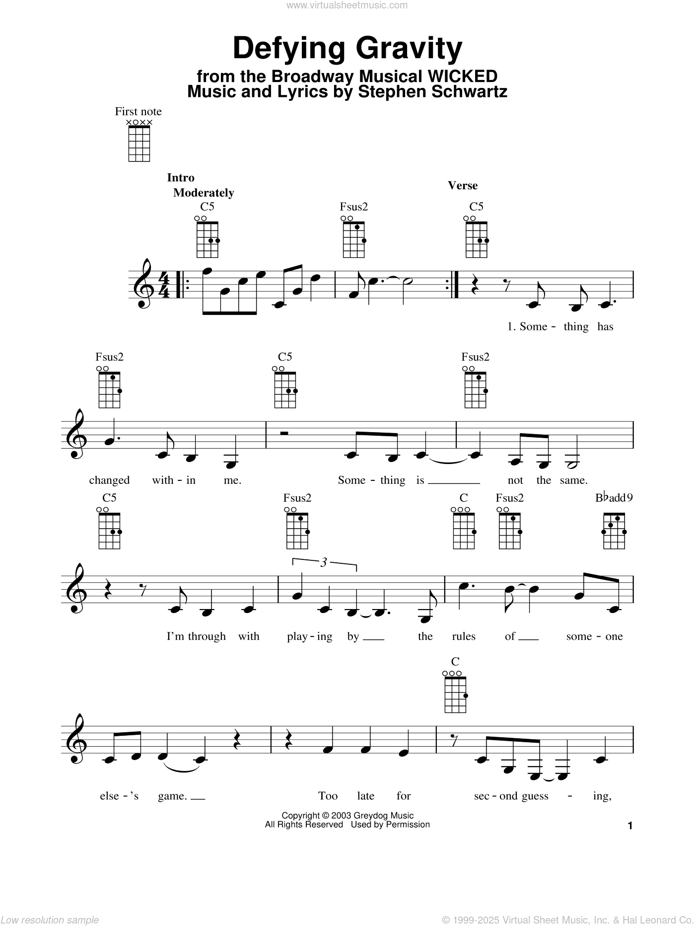 Defying Gravity (from Wicked)