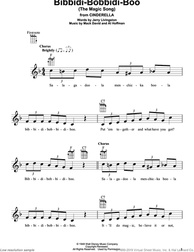 Bibbidi-Bobbidi-Boo (The Magic Song) (from Cinderella)