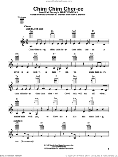 Chim Chim Cher-ee (from Mary Poppins)