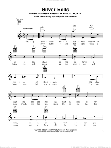 Silver Bells (arr. Fred Sokolow)