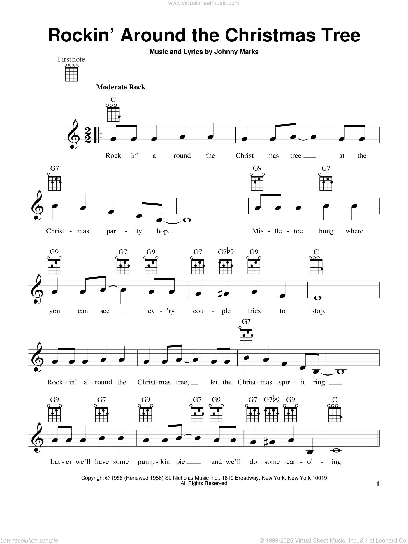 Rockin' Around The Christmas Tree (arr. Fred Sokolow)