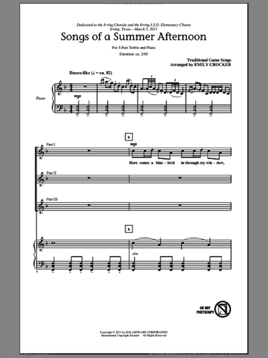 Songs Of A Summer Afternoon