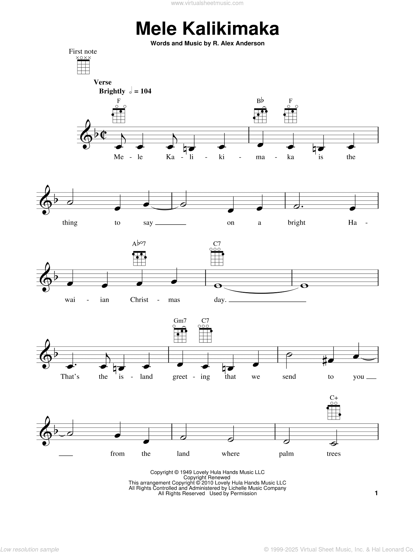 Mele Kalikimaka (Merry Christmas In Hawaii)