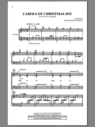 Carols Of Christmas Joy
