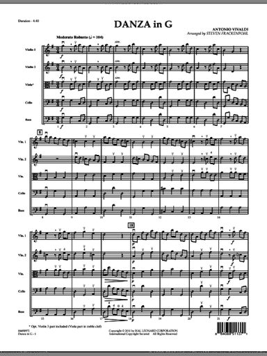 Danza In G (COMPLETE)