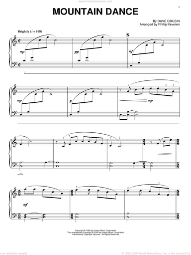 Mountain Dance (arr. Phillip Keveren)