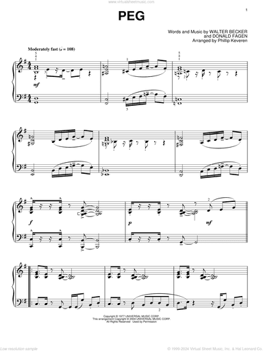 Peg (arr. Phillip Keveren)