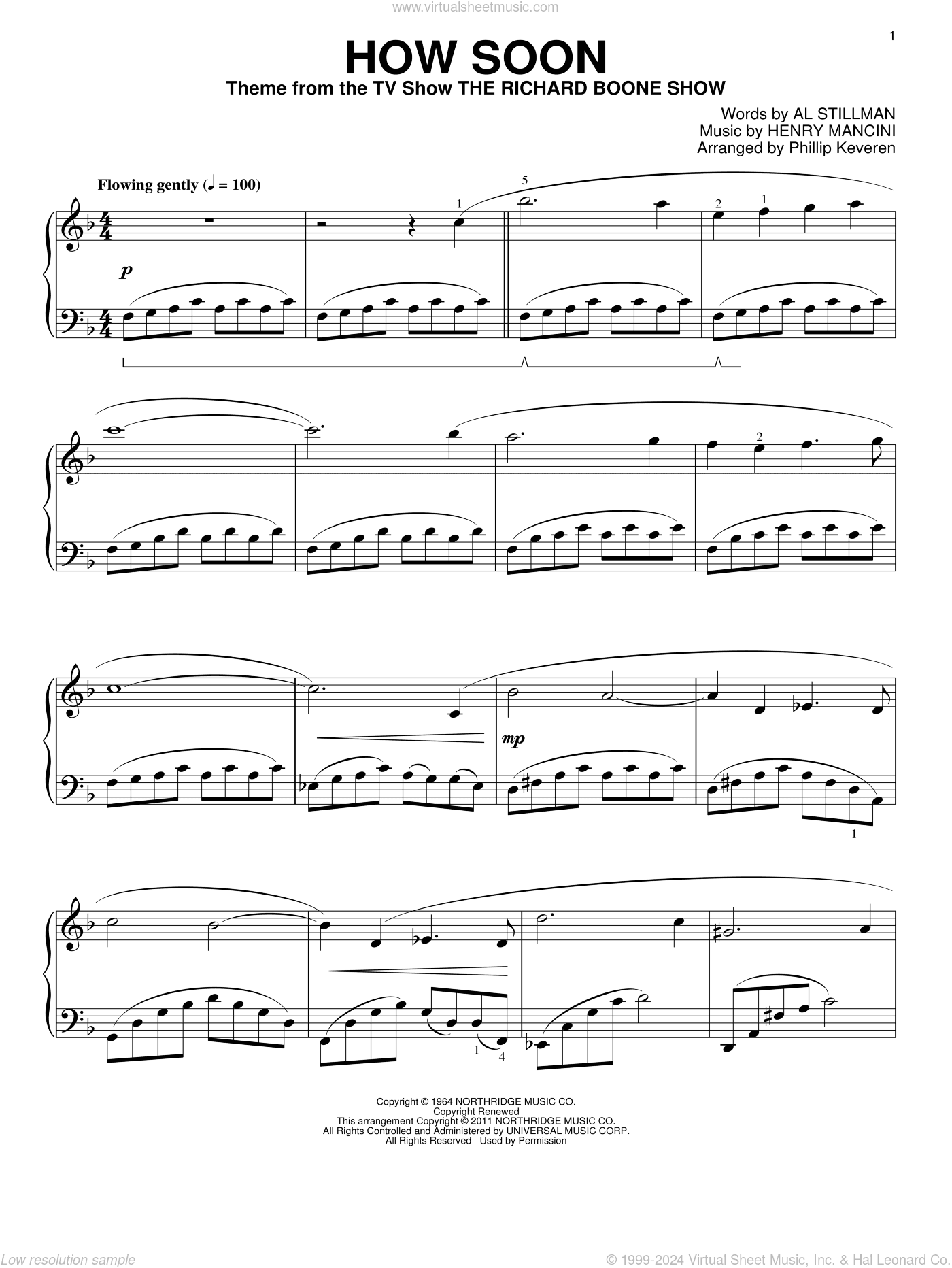 How Soon (arr. Phillip Keveren)