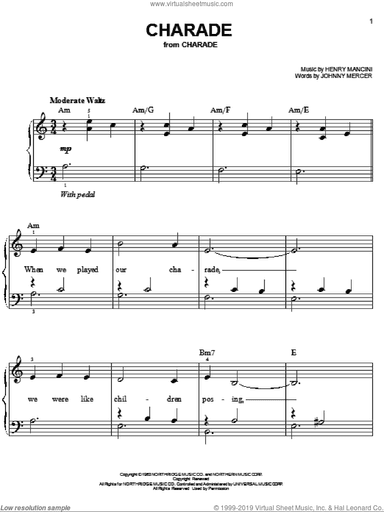Charade, (easy)