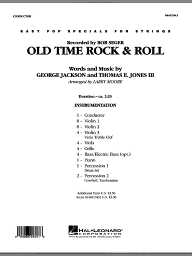 Old Time Rock and Roll (COMPLETE)
