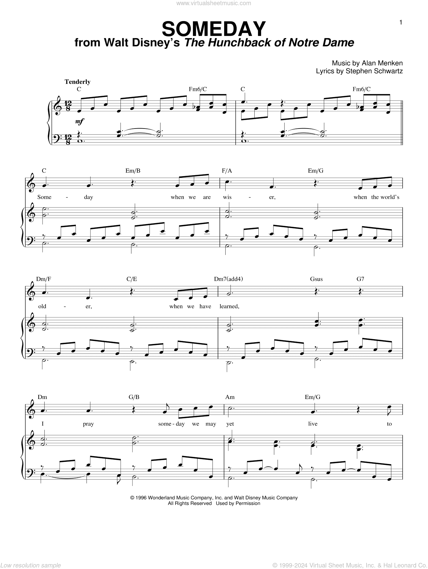 Someday (from The Hunchback Of Notre Dame)