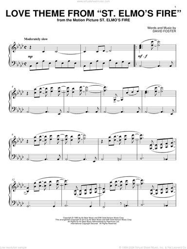 Love Theme From St. Elmo's Fire