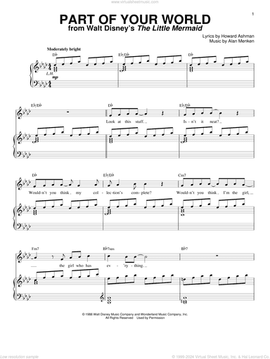 Part Of Your World (from The Little Mermaid)