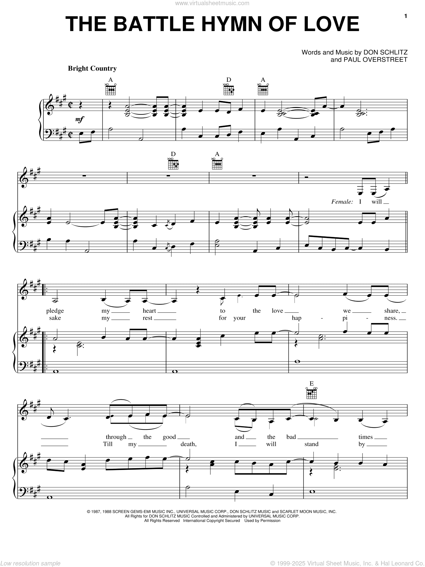 The Battle Hymn Of Love