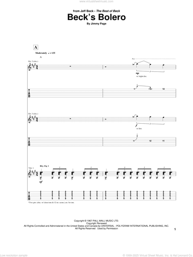 Beck's Bolero