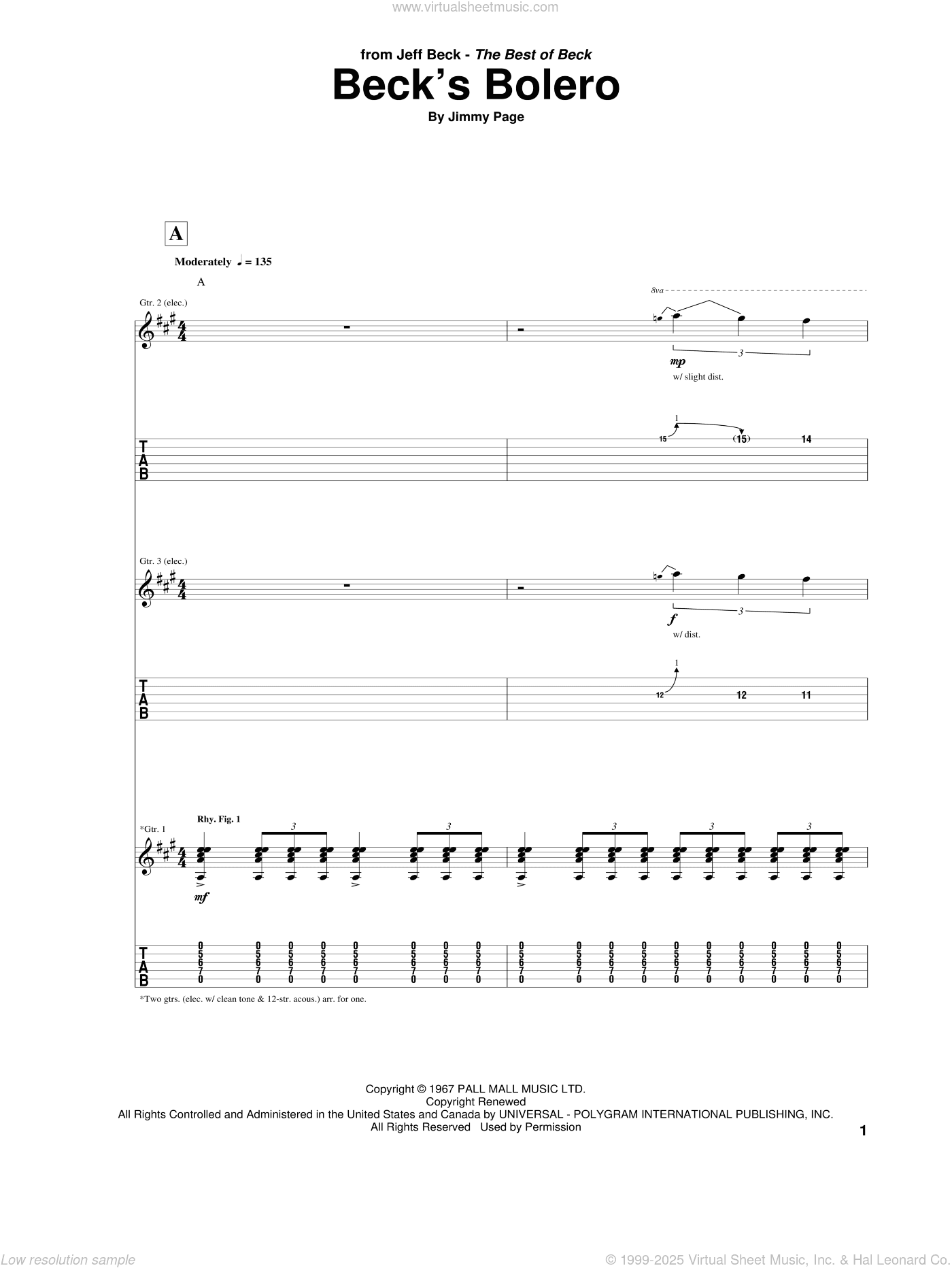 Beck's Bolero