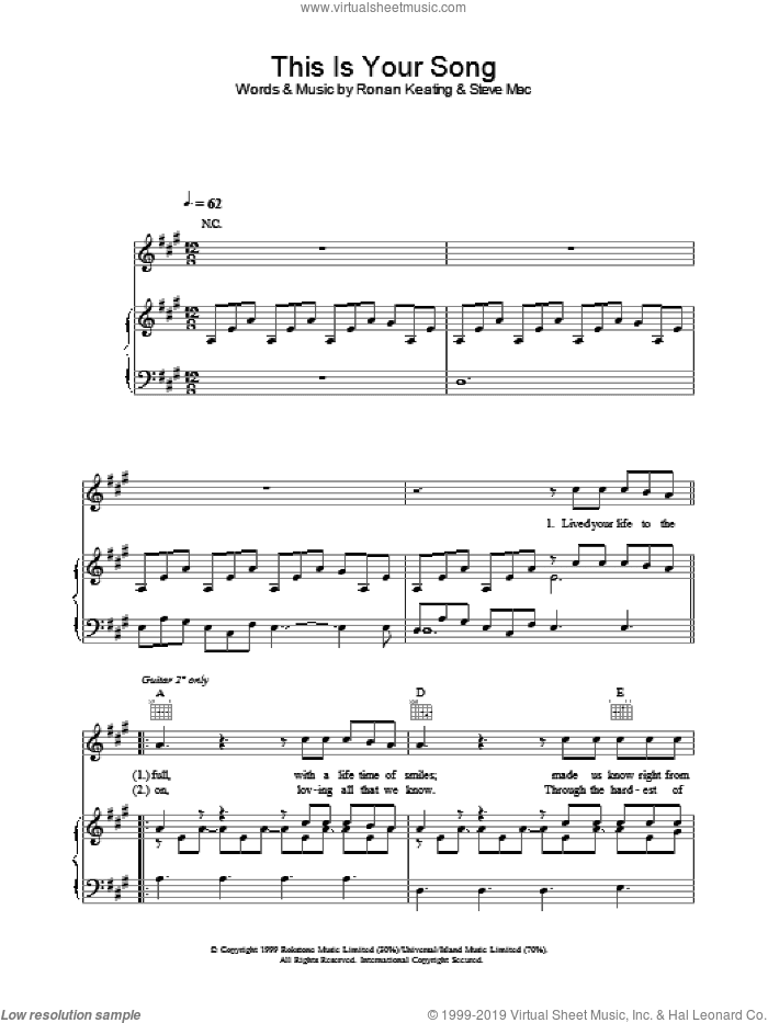 This Is Your Song