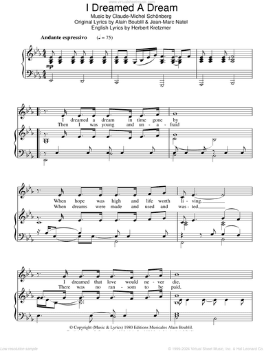 I Dreamed A Dream