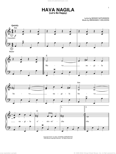 Hava Nagila (Let's Be Happy)