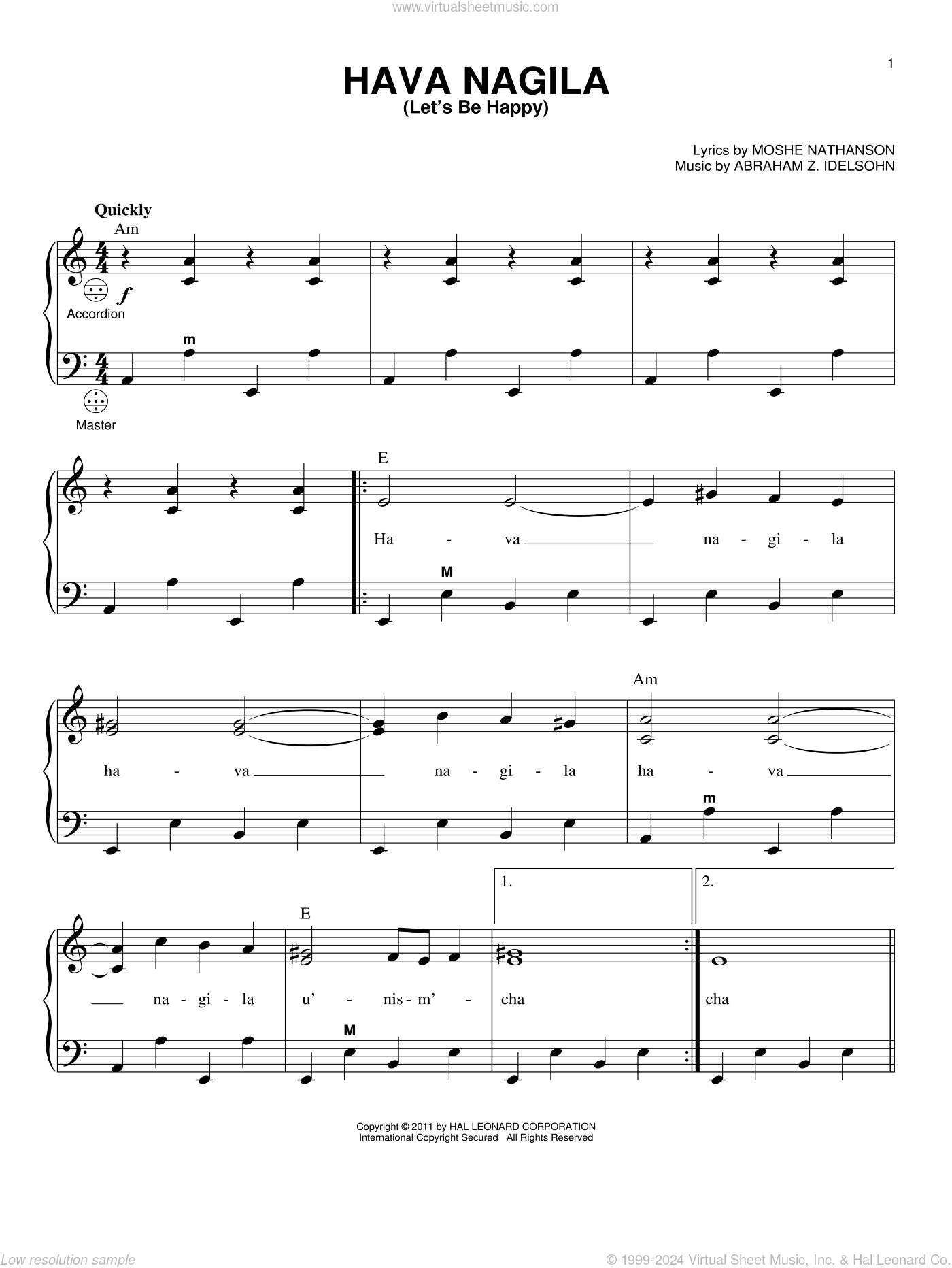 Hava Nagila (Let's Be Happy)