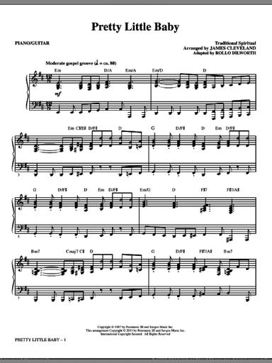 Pretty Little Baby (arr. James Cleveland)