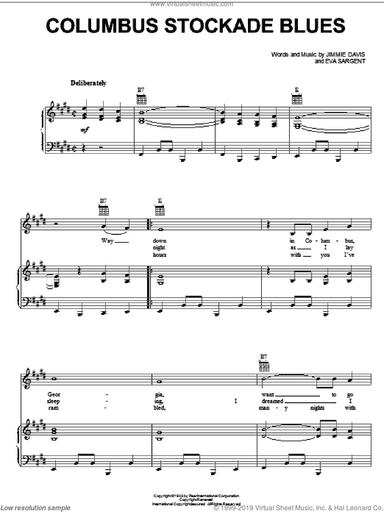 Columbus Stockade Blues