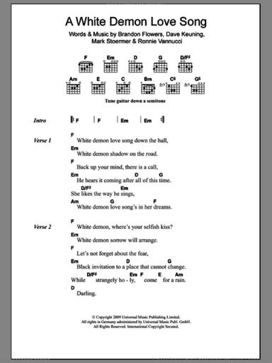 A White Demon Love Song