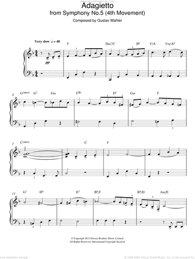 Adagietto from Symphony No.5 (4th Movement)