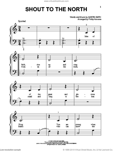 Shout To The North (arr. Phillip Keveren)