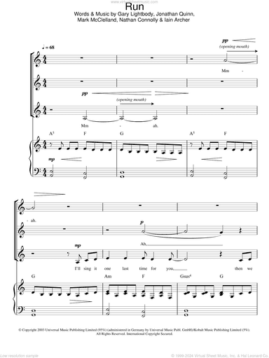 Run (arr. Jeremy Birchall)