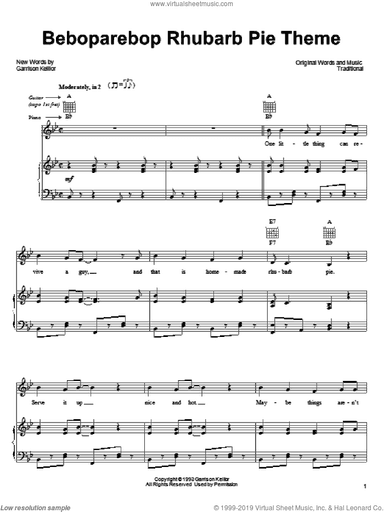 Beboparebop Rhubarb Pie Theme