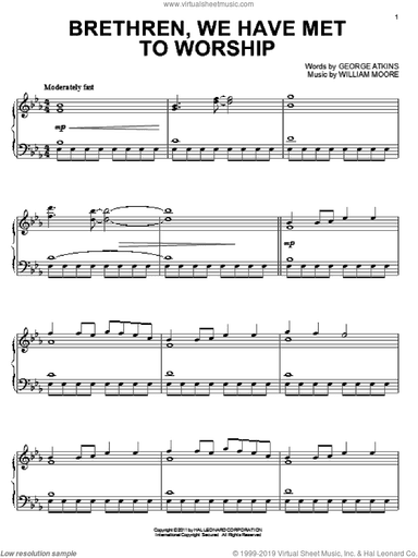 Brethren, We Have Met To Worship (from Images: Sacred Piano Reflections)