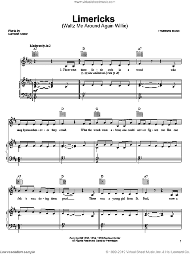 Limericks (Waltz Me Around Again Willie)
