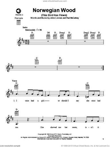 Norwegian Wood (This Bird Has Flown)