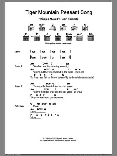 Tiger Mountain Peasant Song