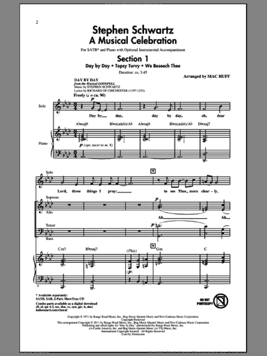 Stephen Schwartz: A Musical Celebration (Medley)