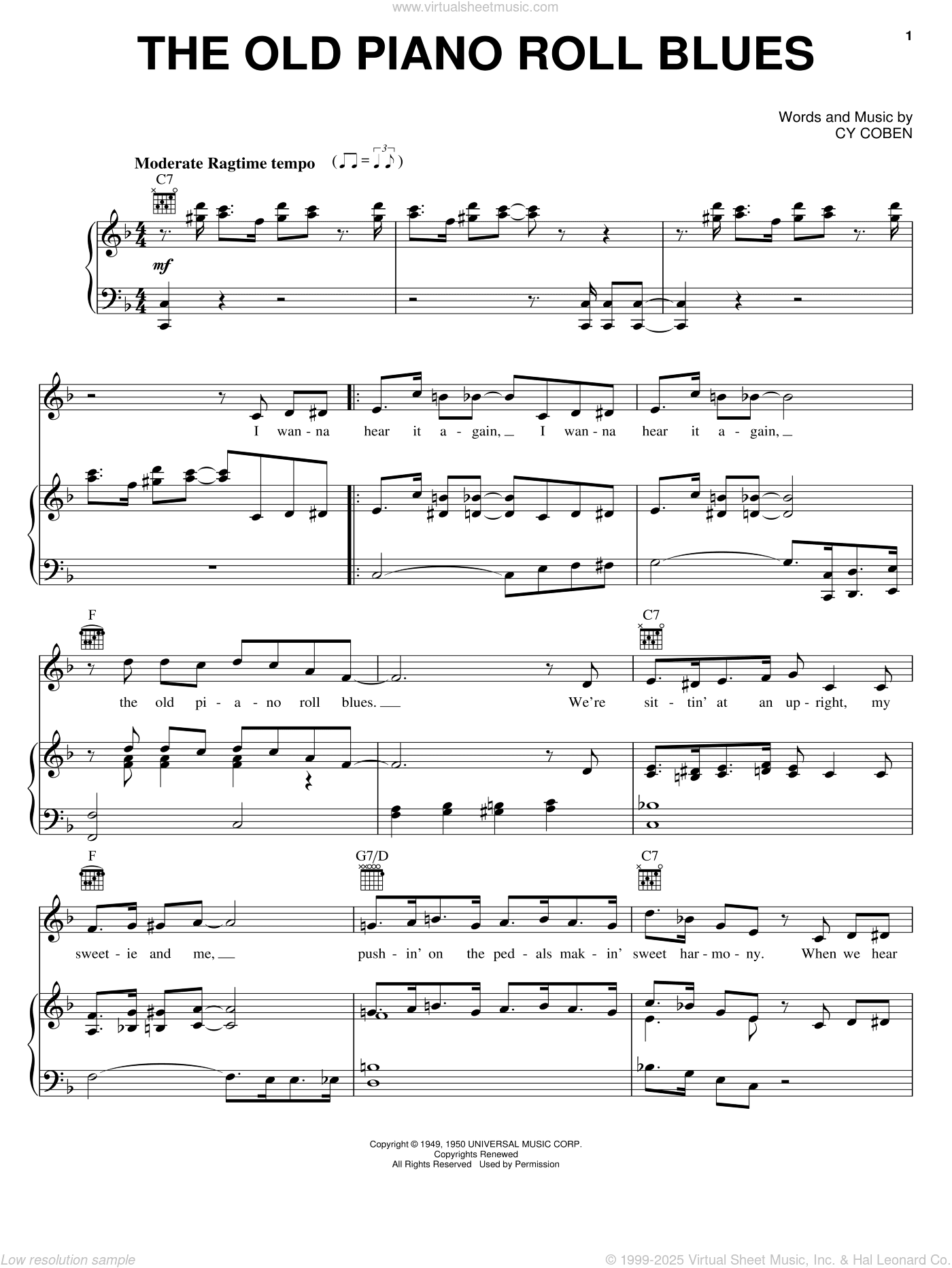 The Old Piano Roll Blues