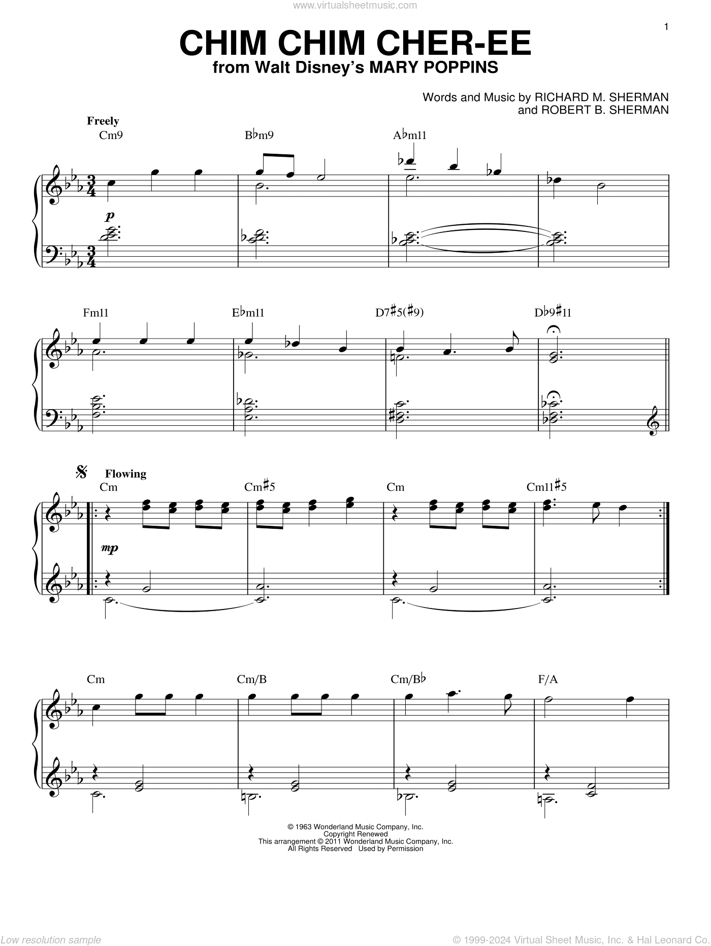 Chim Chim Cher-ee [Jazz version] (from Mary Poppins) (arr. Brent Edstrom)