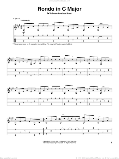 Rondo In C Major