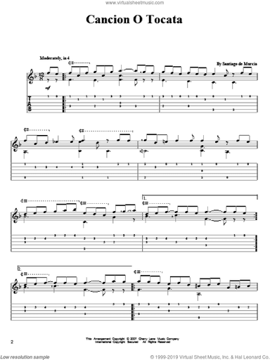 Cancion O Tocata