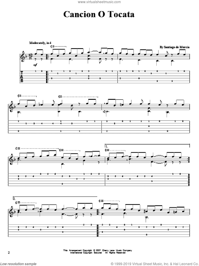 Cancion O Tocata