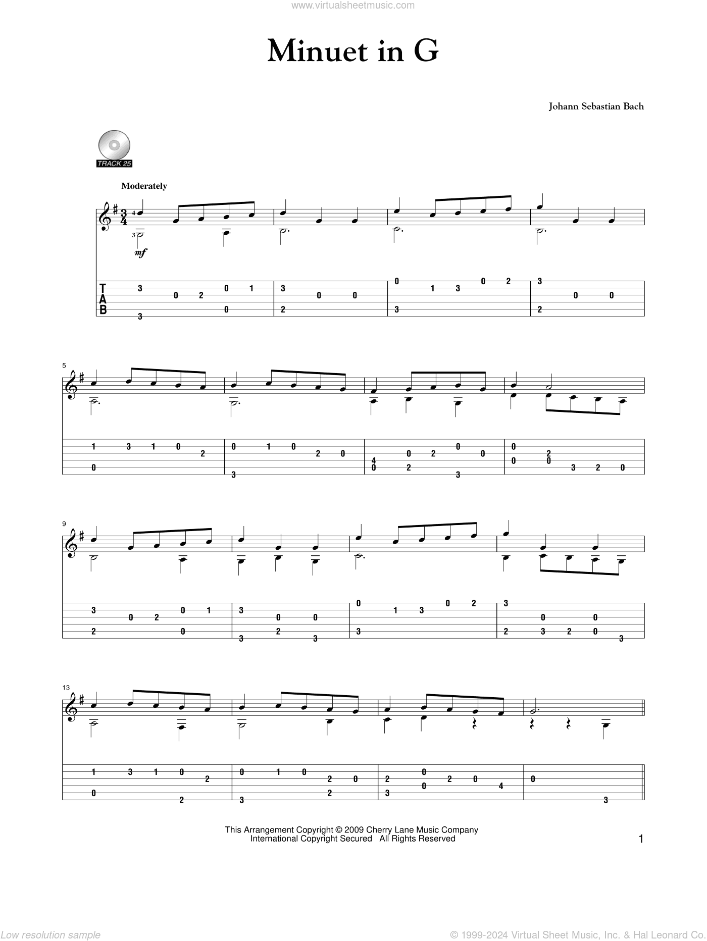 Minuet In G