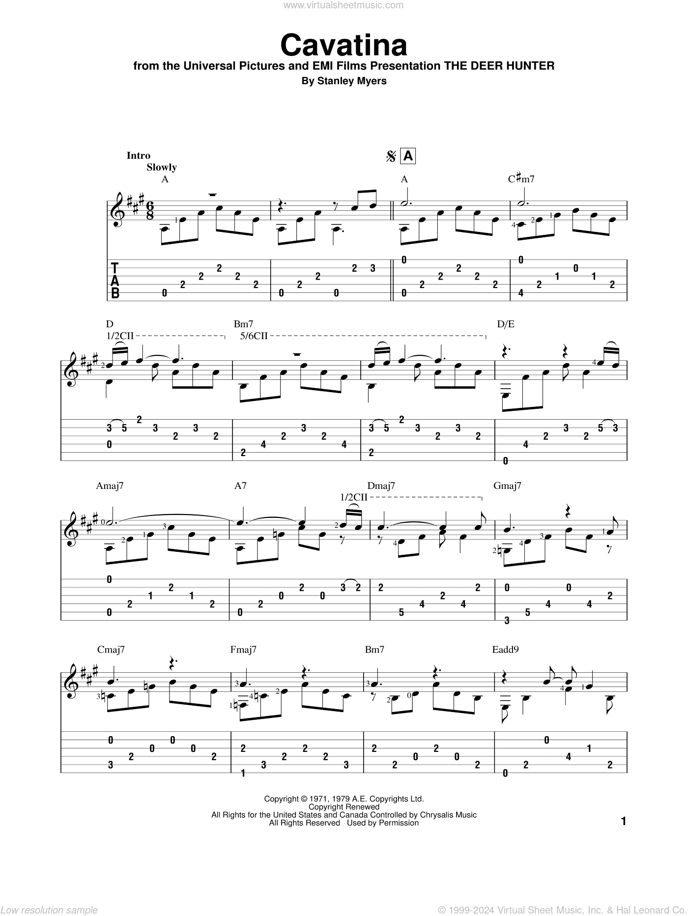 Cavatina (from The Deer Hunter)