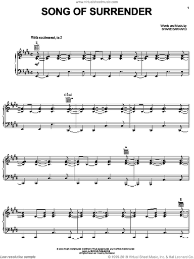 Song Of Surrender