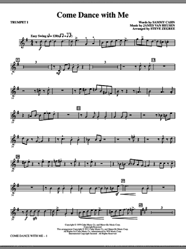 Come Dance With Me (complete set of parts)
