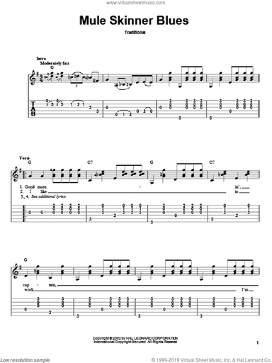 Mule Skinner Blues