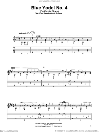 Blue Yodel No. 4 (California Blues)